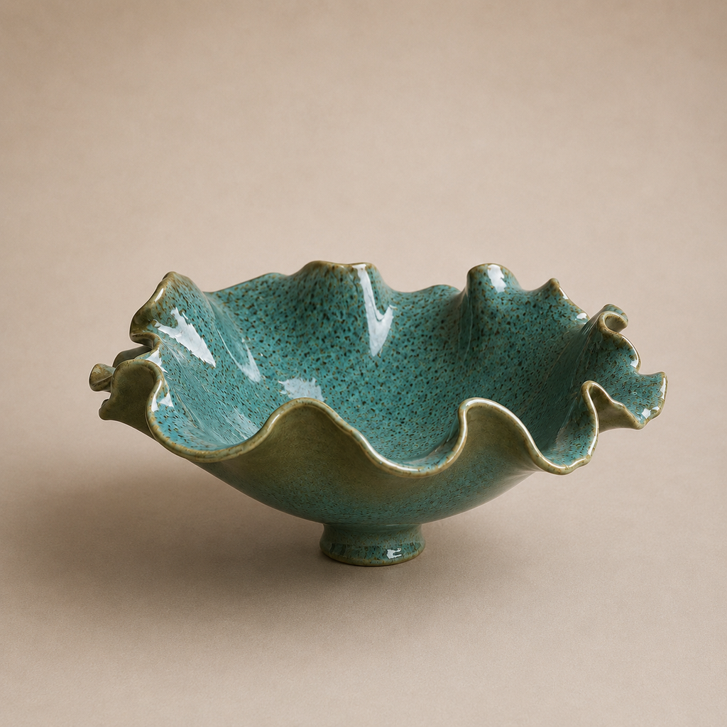 Saladier Onde — Pièce artisanale