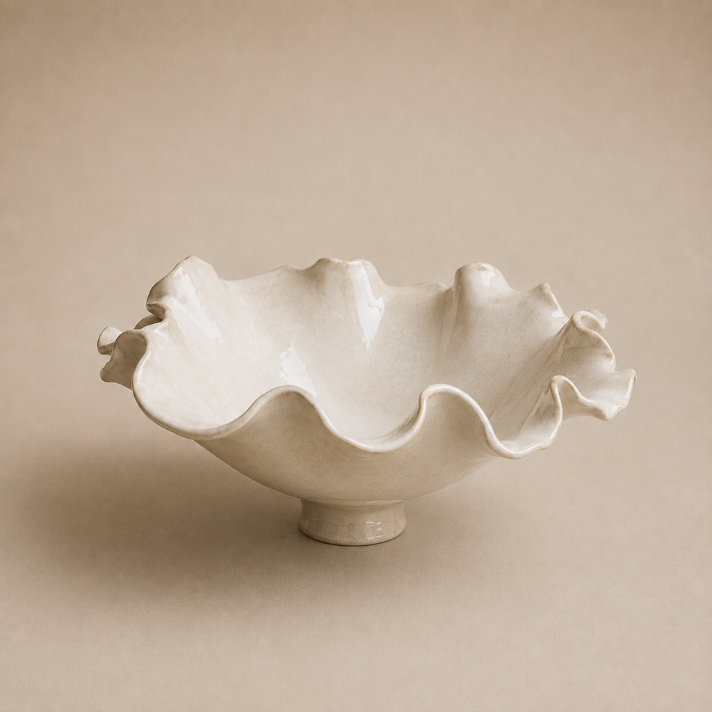 Saladier Onde — Pièce artisanale