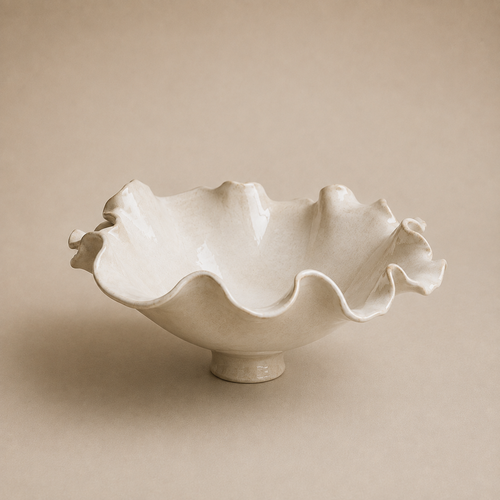 Saladier Onde — Pièce artisanale